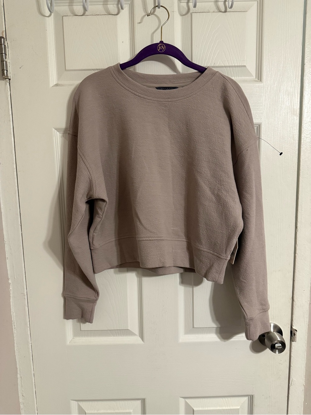 Danskin Neutral Taupe Cropped Top